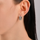 Срібний комплект з напайками з золота