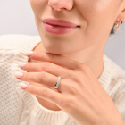 Серебряный набор с золотыми накладками