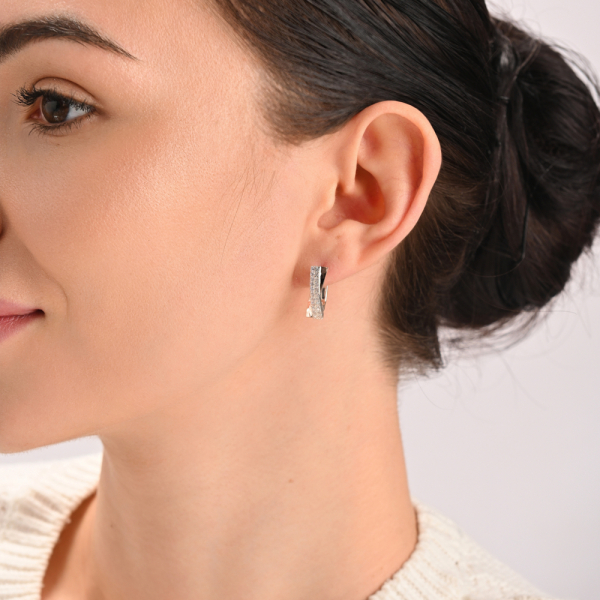 Серебряный набор с золотыми накладками