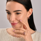 Срібний гарнітур із золотими вставками