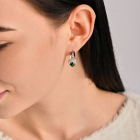 Срібний комплект з пластинами із золота