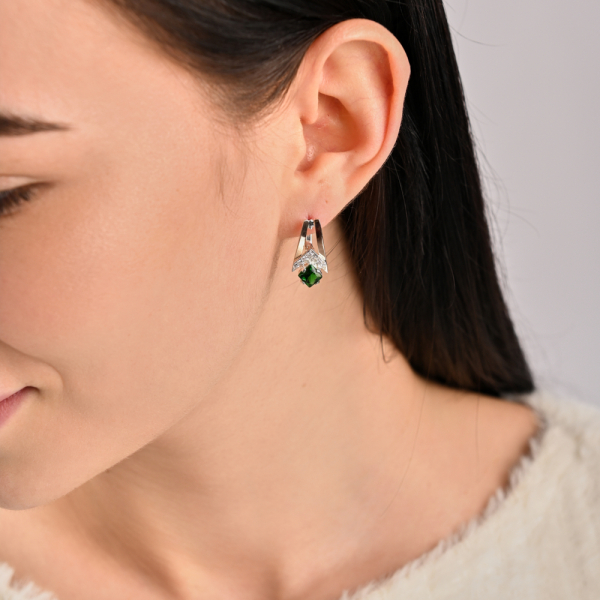 Срібний комплект з пластинами із золота