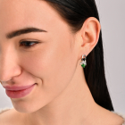 Срібний комплект з пластинами із золота