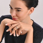 Серебряный гарнитур с напайками из золота