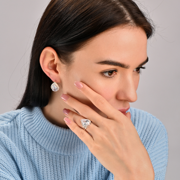 Срібний гарнітур з золотом