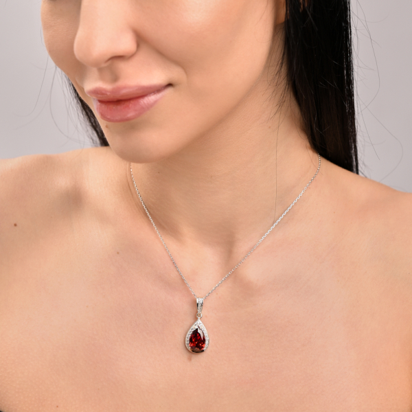 Срібна підвіска з золотими пластинами