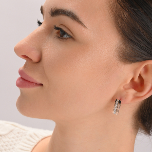 Серебряный гарнитур с золотыми пластинами