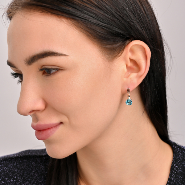 Срібний гарнітур із золотими вставками