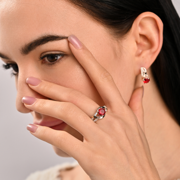 Кульчики із срібла та золота