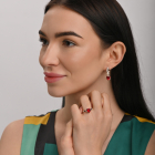 Сережки Сердце в руках