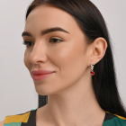 Сережки Сердце в руках