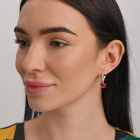 Сережки Сердце в руках