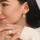 Серебряное кольцо с жемчугом