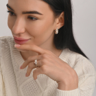 Серебряный набор с жемчугом