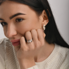 Серебряный набор с жемчугом