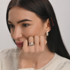 Серебряный набор с жемчугом