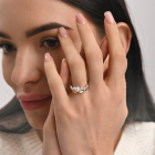 Срібна корона з жемчугом