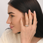 Срібна корона з жемчугом