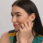 Серебряное кольцо с жемчугом