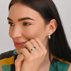 Серебряное кольцо с жемчугом