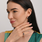 Серебряное кольцо с жемчугом