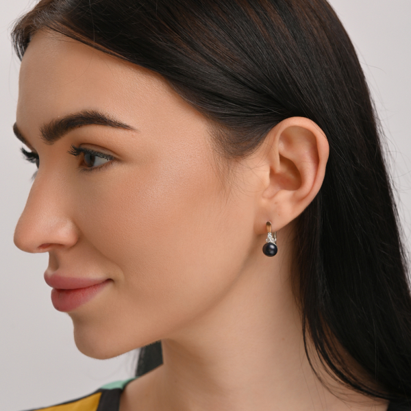 Серебряный комплект с жемчугом