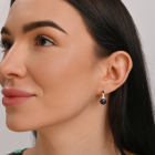 Серебряные серьги с жемчугом