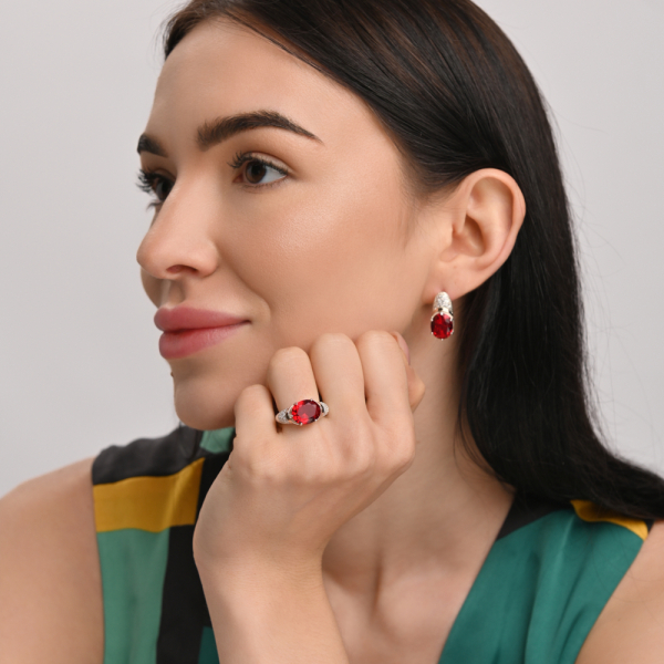 Серебряный гарнитур