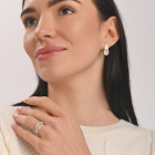 Набор из серебра с золотом