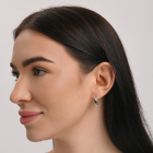 Серебряный гарнитур с золотыми пластинами