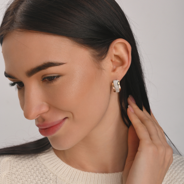 Срібний гарнітур з золотими накладками