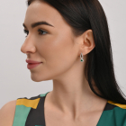 Серебряный набор с золотыми пластинами