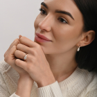 Серебряный комплект с золотом