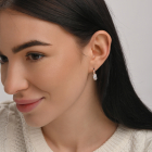 Серебряный комплект с золотом