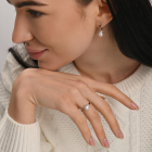 Серебряный гарнитур с золотом