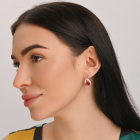 Серебряный гарнитур с золотыми накладками