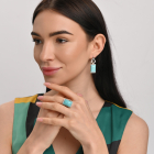 Серебряное кольцо с кабашоном