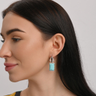 Серебряный комплект с кабашонами