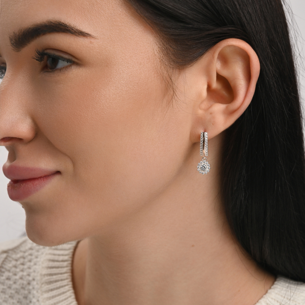 Серебряный набор с золотыми пластинами