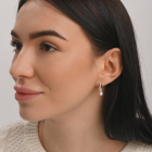 Серебряный набор с золотыми пластинами