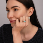 Серебряный набор с бирюзой