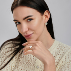 Срібна каблучка з конюшиною