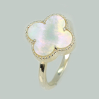 Срібна каблучка з конюшиною