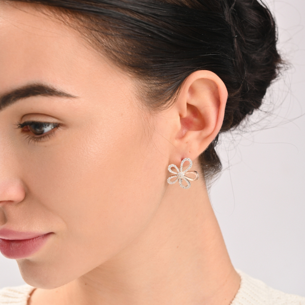 Срібний набір з золотими пластинами