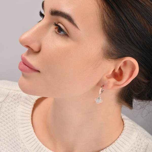 Срібний набір з золотими пластинами