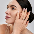 Обручка срібна