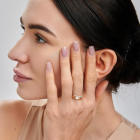 Обручка срібло з золотом