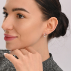 Срібні сережки-гвоздики