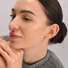 Срібні сережки-гвоздики