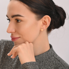 Срібні сережки-гвоздики